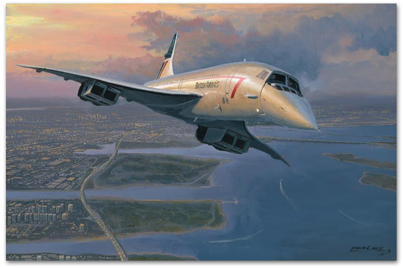 Concorde Departure - by Philip West