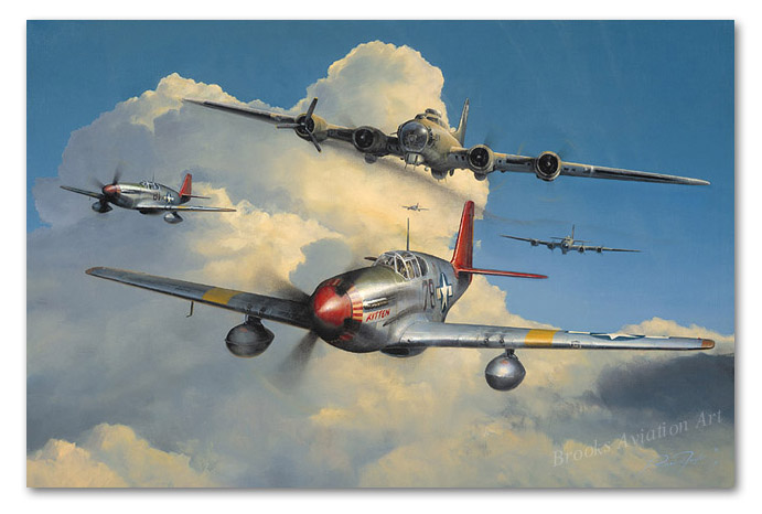 Red Tail Escort - by Richard Taylor