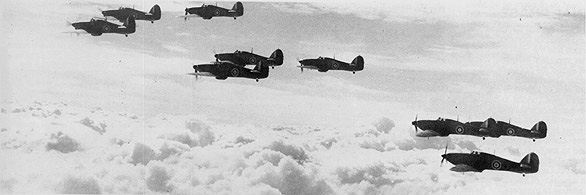 Hurricanes of 85 Squadron